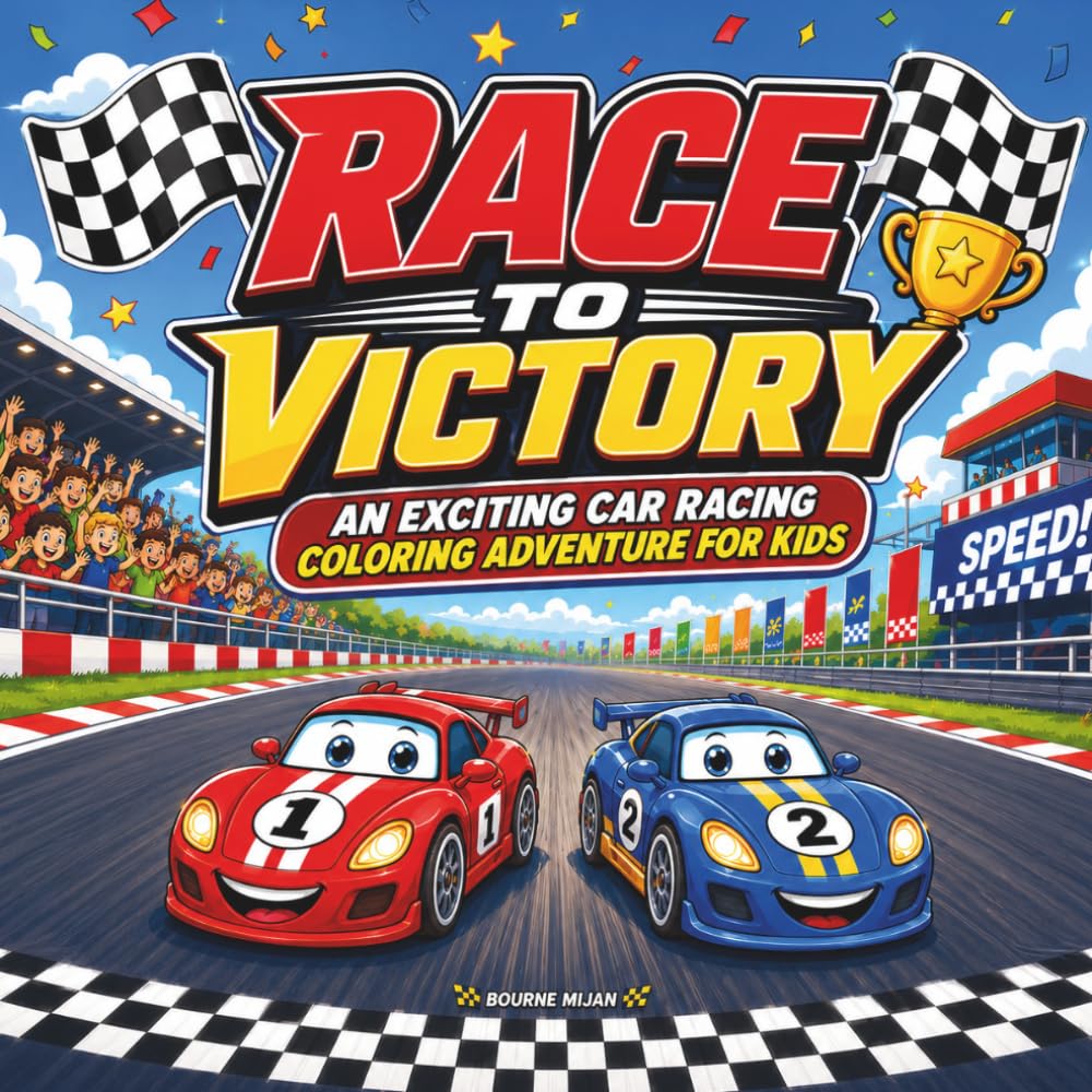 Race to Victory: Fast-Paced Racing Fun for Kids ages 4-8!