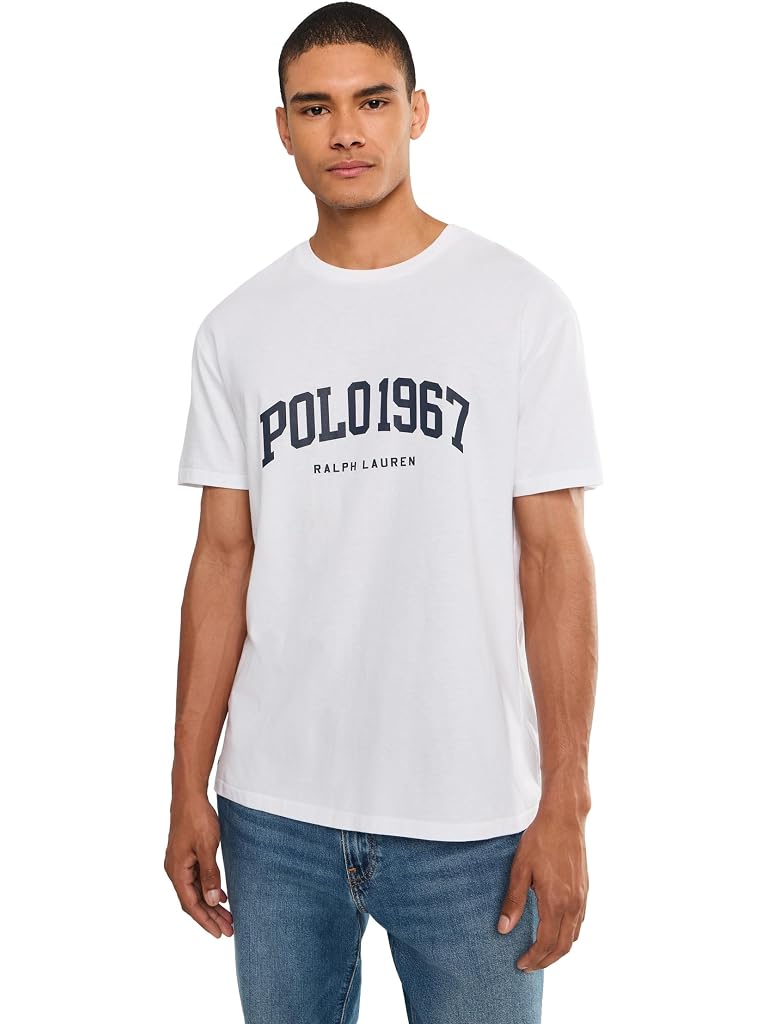 White Polo Ralph Lauren Classic Fit Logo Jersey T-Shirt