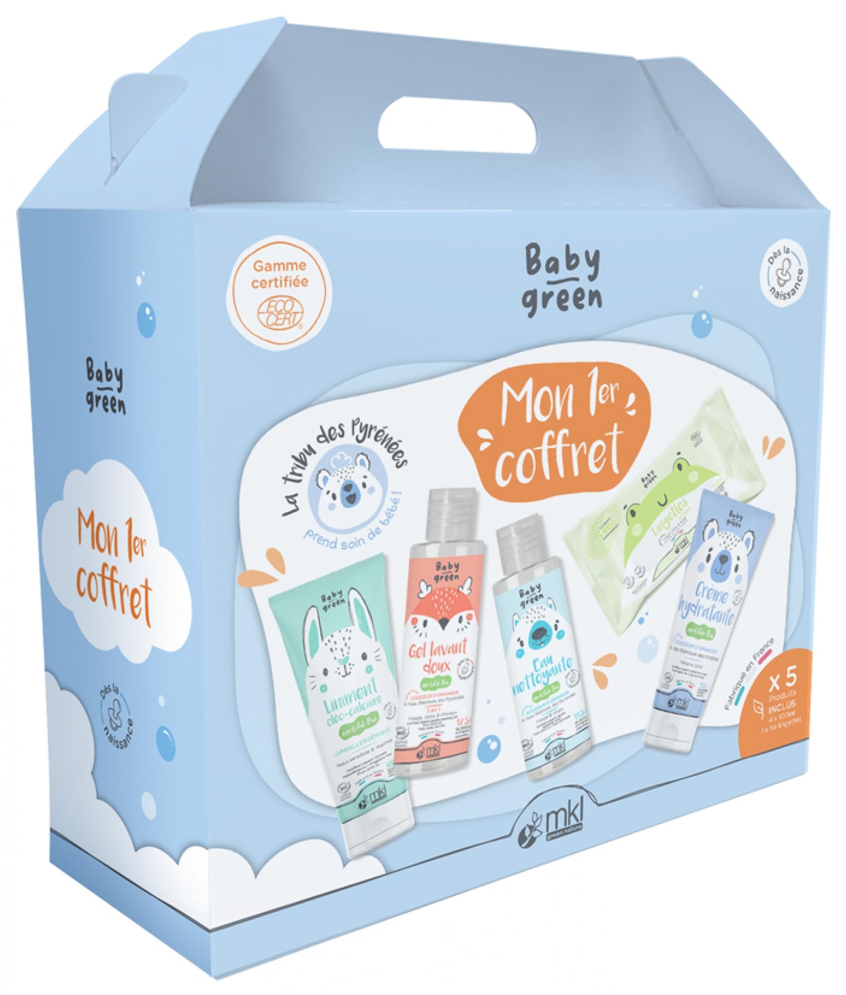 MKL Green Nature Baby Green Birth Box