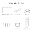 ONIDA 139 cm (55 inchs) Nexg Series 4K Ultra HD Smart QLED Mini LED Google TV MZ55MIN gallery image