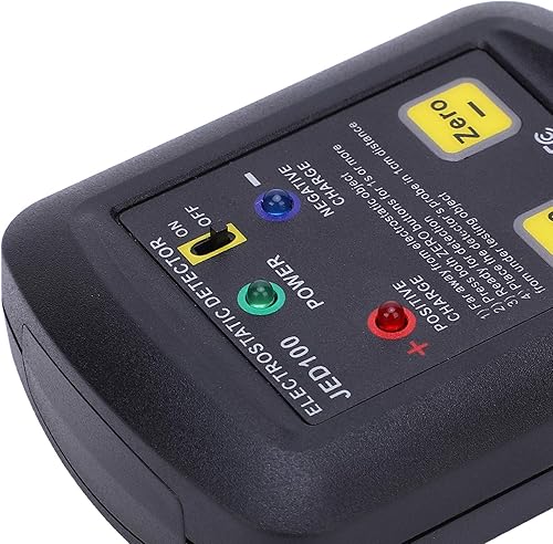 Miniatura 6 de Detector de campo electrostático, Medidor de campo de electricidad estática de prueba eléctrica superficial, Medición de prueba de electricidad de