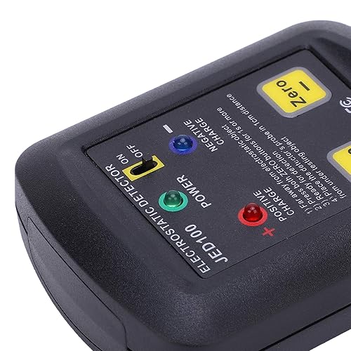 Miniatura 6 de Medidor de campo de electricidad, medidor de campo electrostático estático de tela no tejida del probador electrostático del voltaje JED100