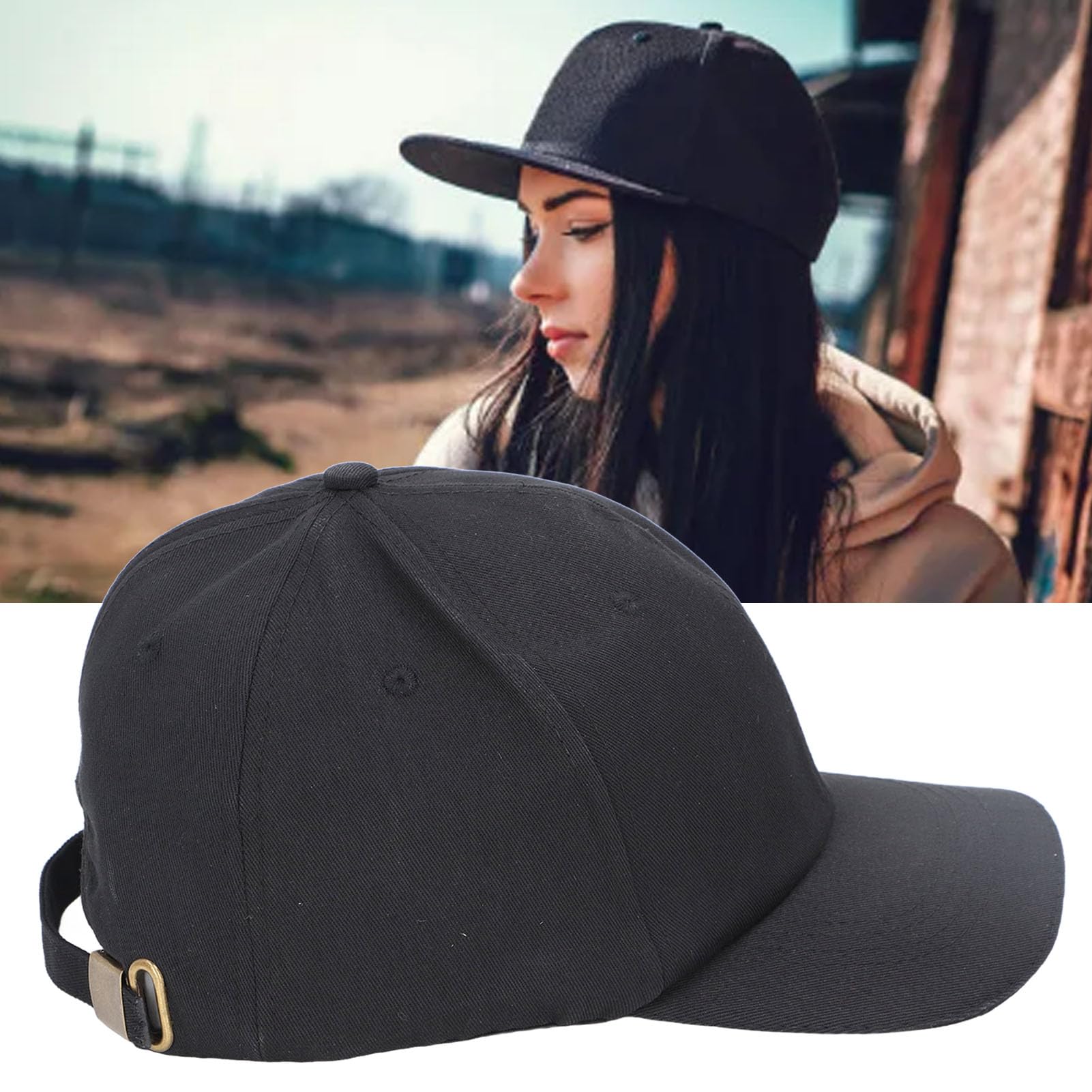 Baseball Lightweight Bump Cap, Adjustable Buckle Baseball Breathable Head Protective Safety Hat for Men Women