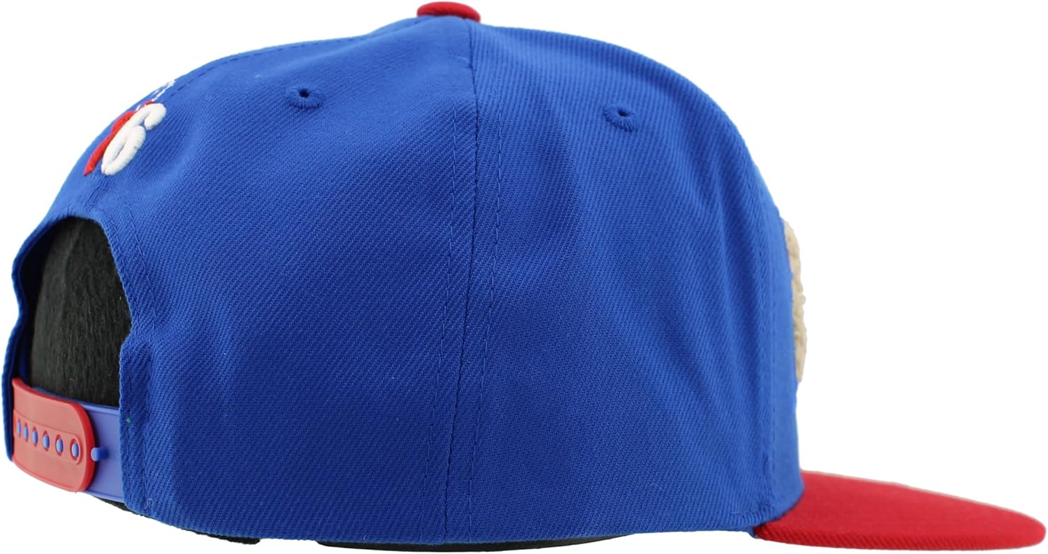 ZHATS NBA Unisex-Adult NBA Officially Licensed Adjustable Snapback Hat Flat Bill Z11 Retro Chenille - Image 5