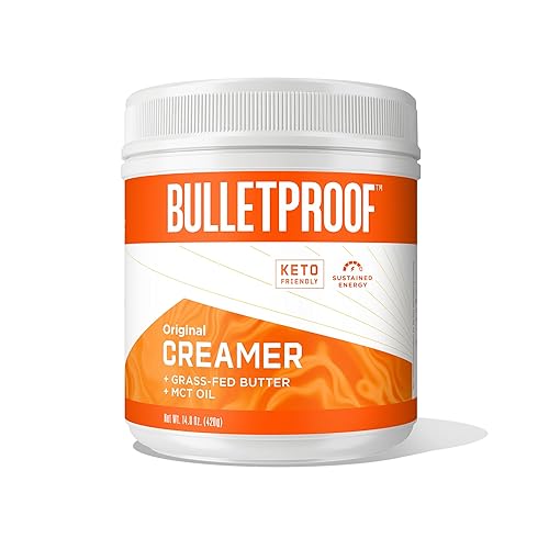 Bulletproof Crema original 148 onzas crema de café keto con aceite MCT y mantequilla alimentada con pasto