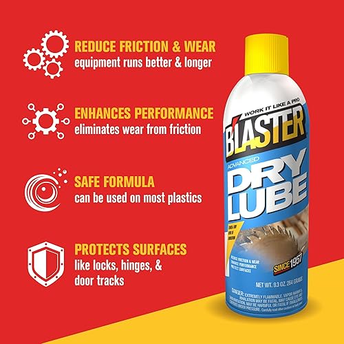 Miniatura 3 de B'laster 16-TDL Advanced Dry Lube con teflón, 9.3 onzas, paquete de 12