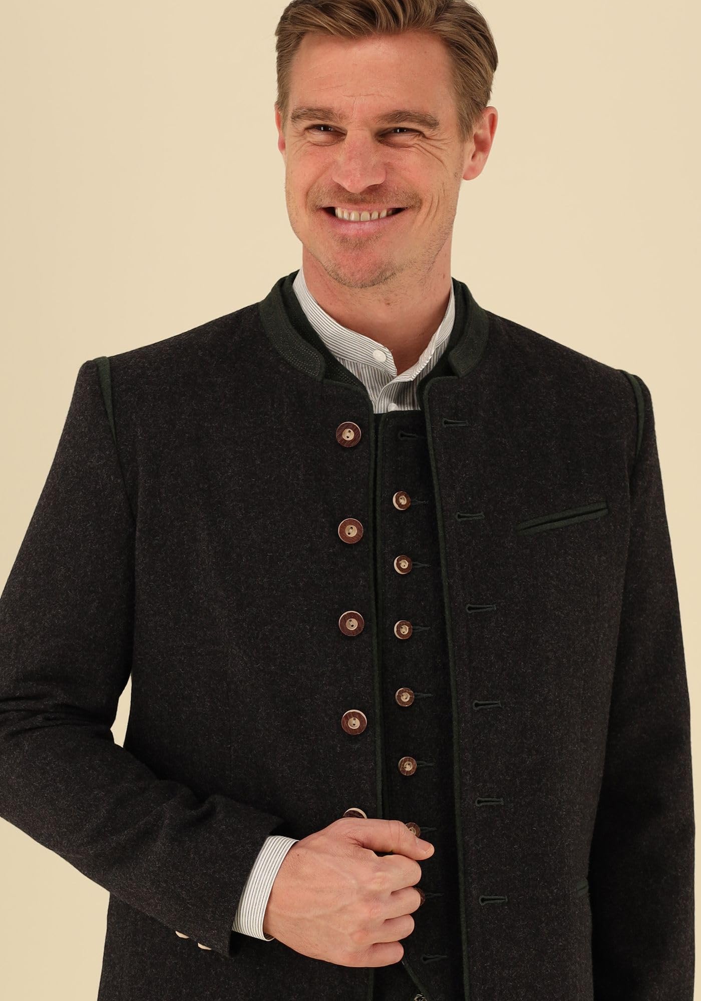 OS Trachten Trachtenjanker Slim Fit Enage