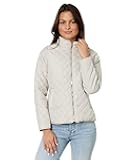 Quilted Moto Jacket with Cozy Faux Fur Lining And Rib Trim