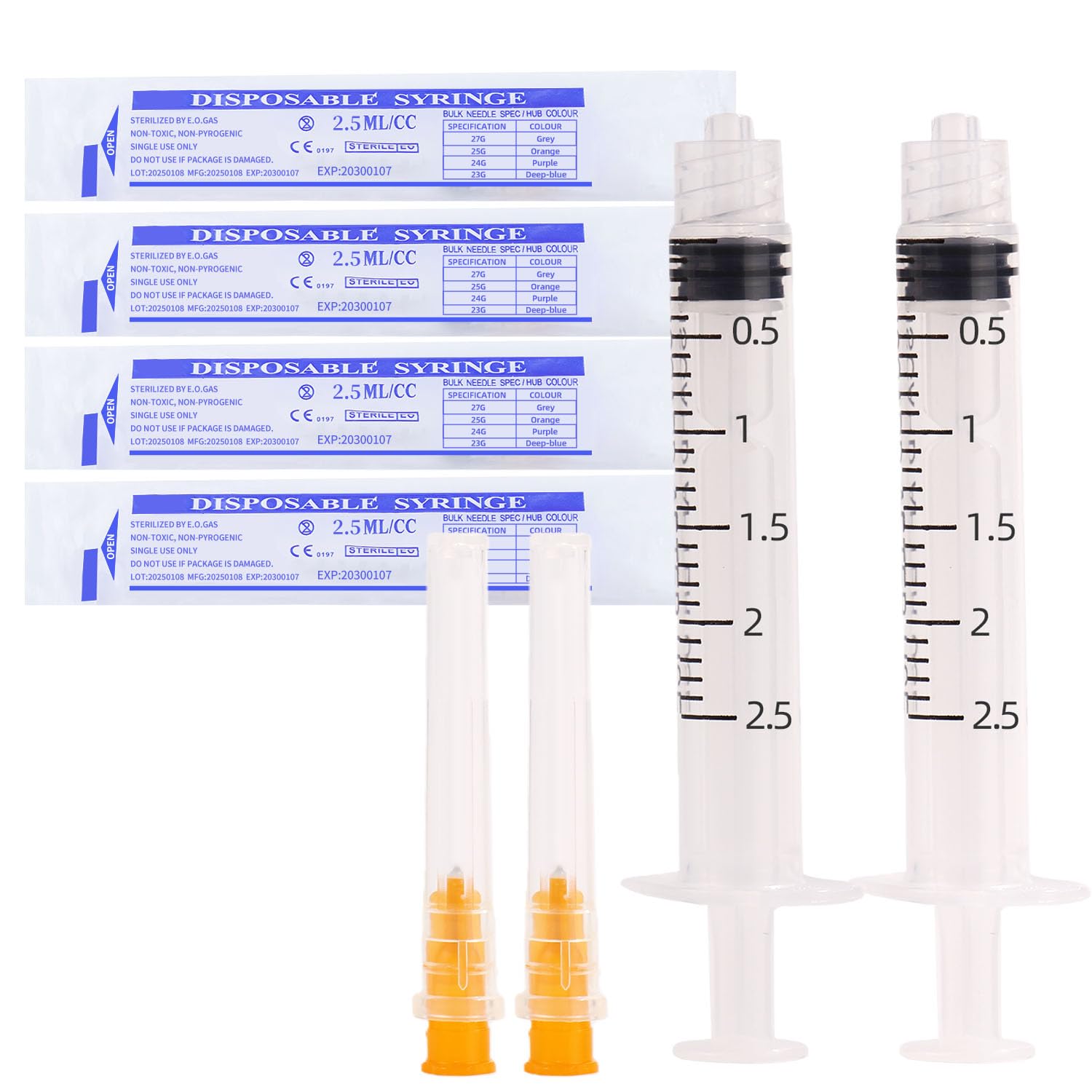 1ml Syringe 27G - Disposable Lab Supplies -8