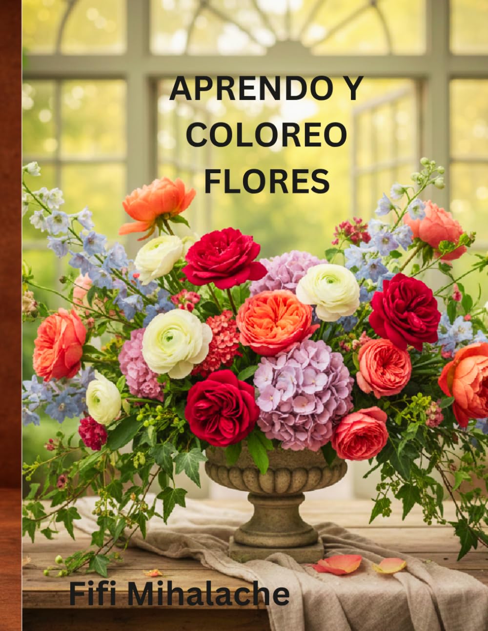 APRENDO Y COLOREO FLORES: para niños de 4 a 8 años