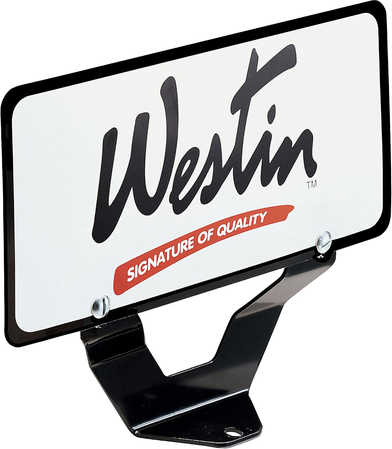 Westin 32-0055 License Plate Relocator for Bull Bar, Black