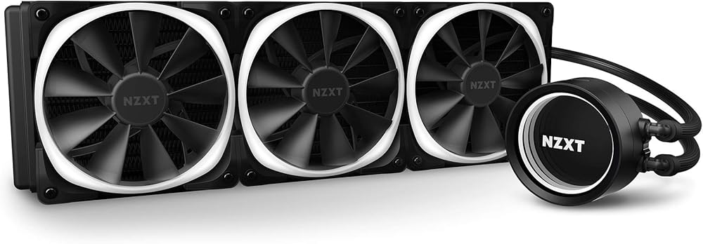 NZXT Kraken X73 RGB 360mm - RL-KRX73-R1 - AIO RGB CPU Liquid Cooler - Rotating Infinity Mirror Design - Improved Pump thumbnail 2