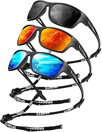 Miniatura 17 de KALIYADI Gafas de sol polarizadas para hombre, gafas de sol deportivas para conducir, ciclismo, pesca, con protección UV