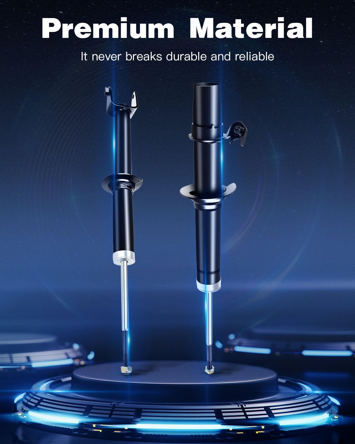 ECCPP shock absorbers shock Struts for 1992-2001 for Honda Prelude shock Struts for 341177 71981 341178 341179 71267 Front and Rear Shocks
