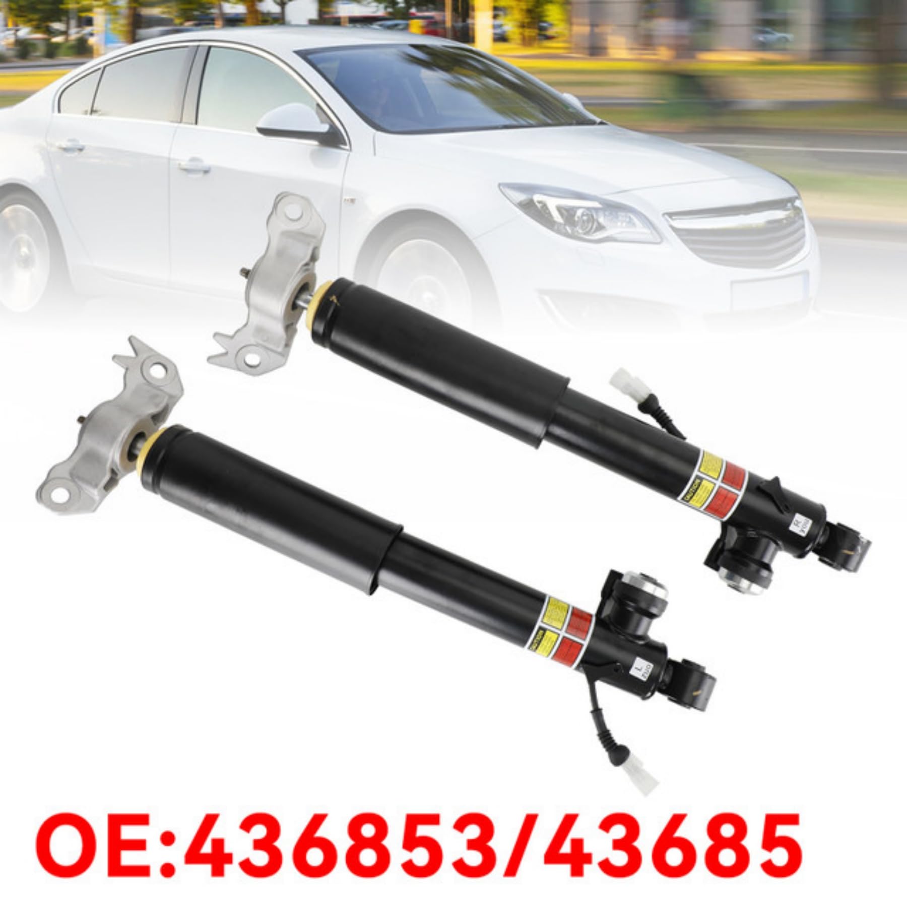 436853 436854 Par de amortiguadores traseros de repuesto para Vauxhall/Opel Insignia A (G09) 2008-2017 22834093 22834094