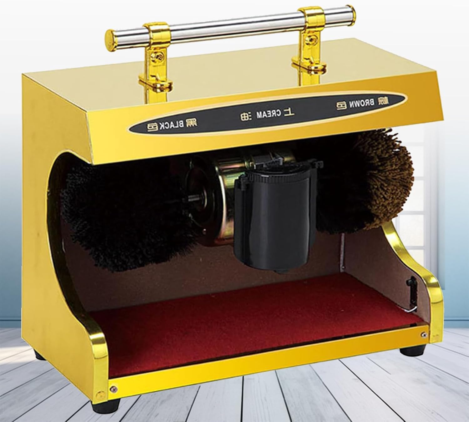 Electric Shoe Polisher Machine Automatic Induction Hotel Lobby Company Shoe Shiner (A)