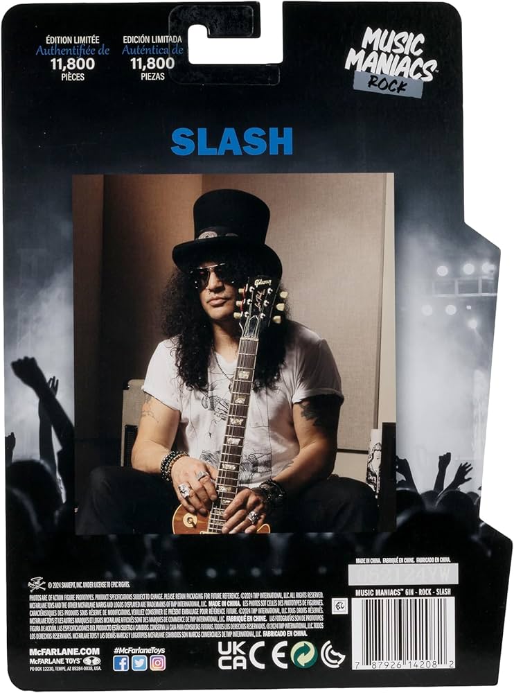 Amazon.co.jp: McFarlane Toys - Music Maniacs Rock Slash 6インチ