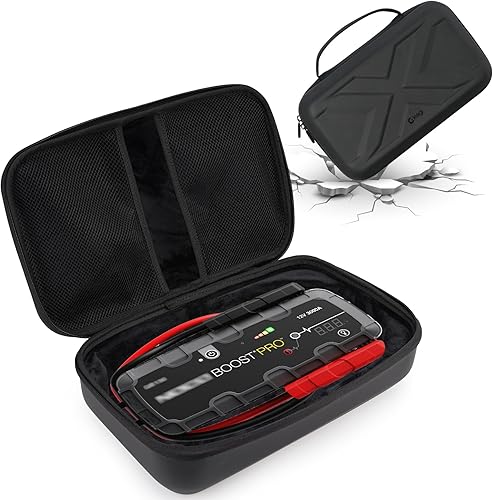 Funda de protección EVA compatible con NOCO Jump Starters, funda para Boost GB150 3000ABoost X GBX155 4250A UltraSafe Jump Starter Box