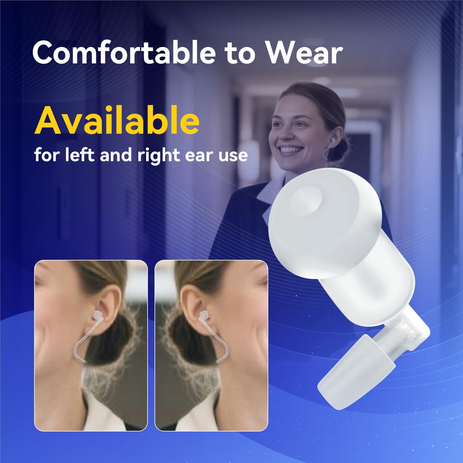 Retevis Pinganillo Walkie Talkie, Walkie Talkie Auriculars Auricular Transparente Antirruido con PTT, Compatible con eSynic Baofeng Kenwood RT24 RT27 RT619 RT668 RT5R(10 Piezas) — view 5