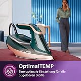 PHILIPS Azur 8000 Series Steam Iron - 70g/min Continuous Steam, 240g Turbo Steam, 3000 W Power, OptimalTEMP Technology, Opal Green (DST8030/70) - 5