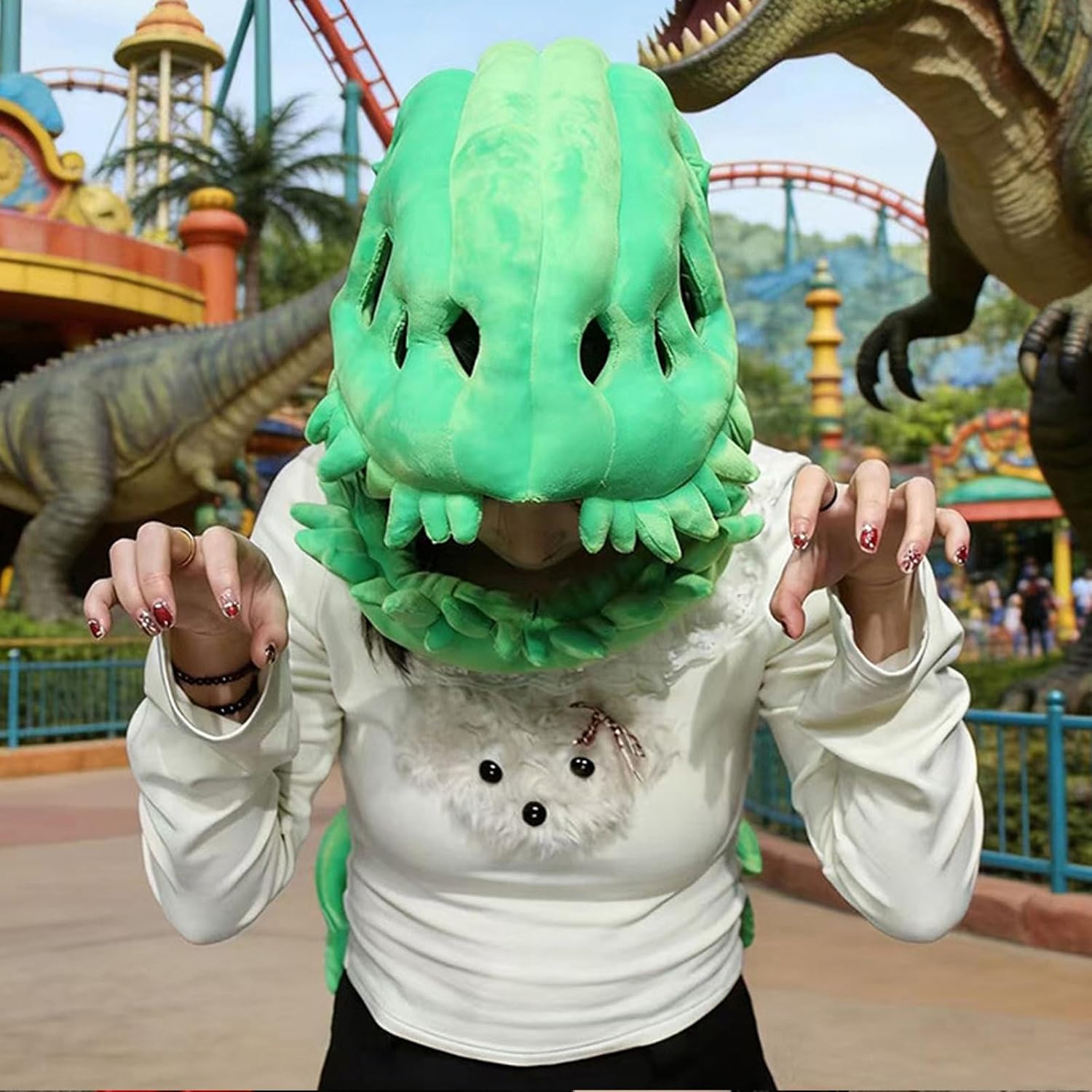 Dinosaur Costume-3D Skeleton Design, Realistic Dinosaur Skeleton Costume Set, New Year's Eve Party and Themed Cosplay Events - Image 8