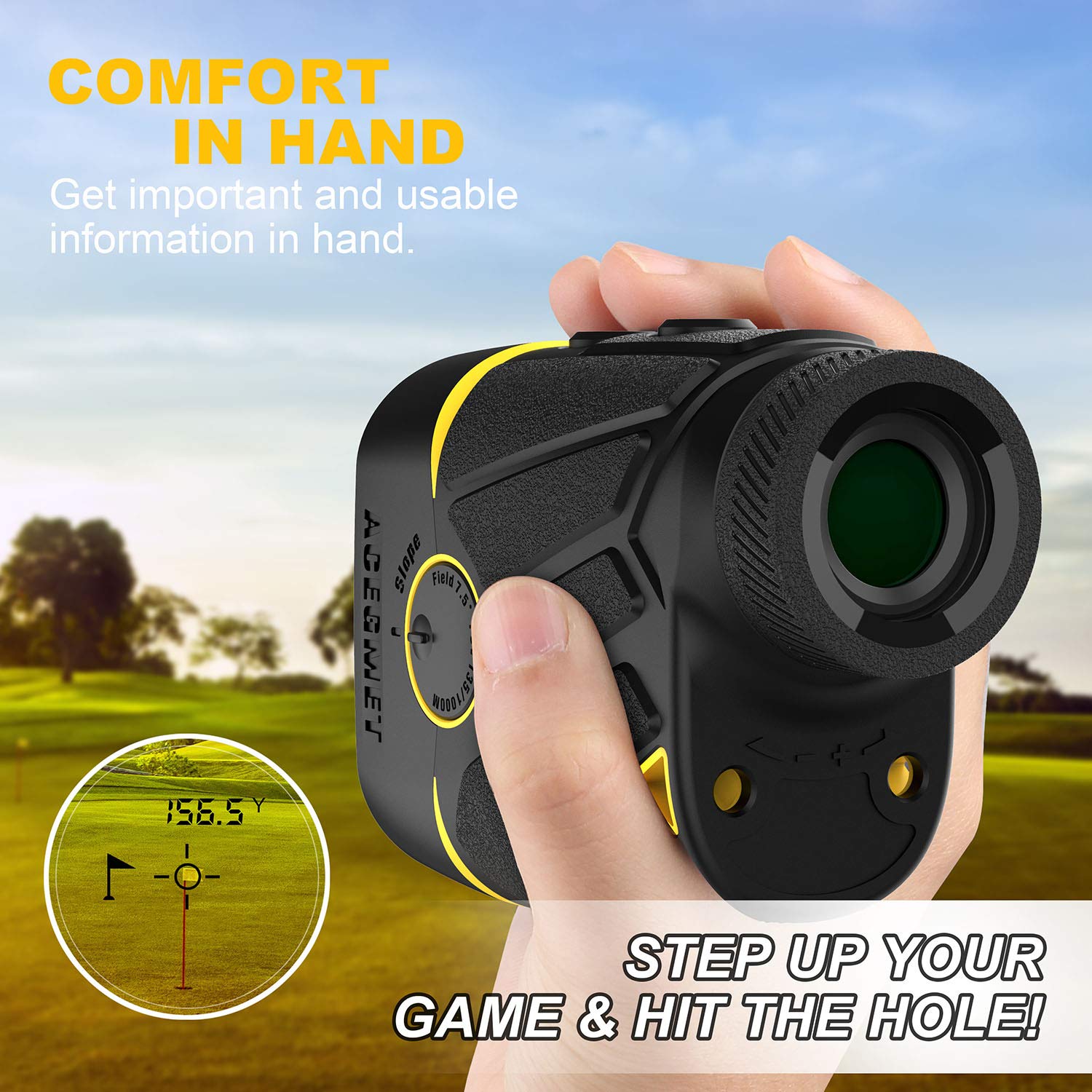 ACEGMET 赤外線カメラ ACEGMET Golf Rangefinder, 1100 Yard Range Laser Rangefinder for