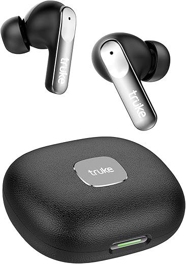 Truke Mega 8 Earbuds: 24-Bit Spatial Audio, 70H Battery, Dual Pairing