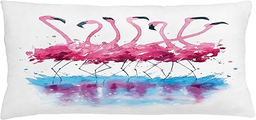 Vista 62 de Ambesonne Orient - Funda de cojín para cojín, diseño floral tradicional de Oriente Medio, clásico, bohemio, antiguo, cultura persa, funda