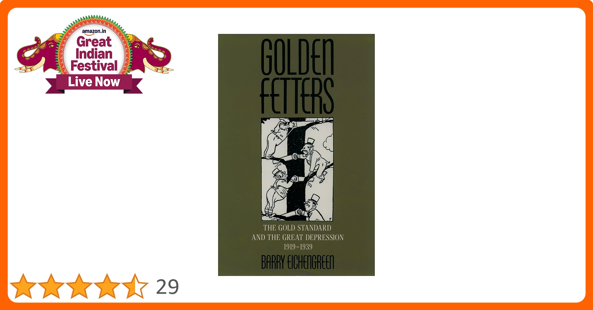 Golden Fetters: The Gold Standard and the Great Depression 1919-1939 (Nber Series on Long-term Factors in Economic Development) [ペーパーバック] Eichengreen， Barry 716OcwjQyCL._UF350,350_QL50_.jpg