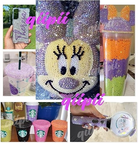 Vista 98 de 3000 diamantes de imitación de resina Peacok AB de 0.197 pulgadas para manualidades, diamantes de imitación de gelatina AB verde oscuro AB a granel