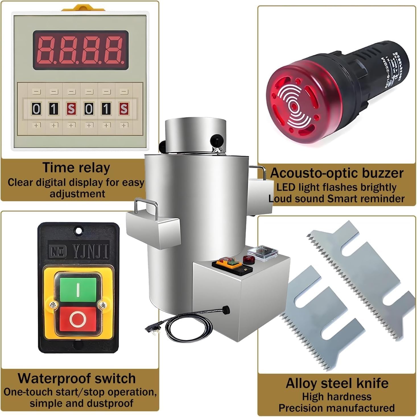 Castagno Elettrico Commerciale Che Sguscia E Che Scaglia Macchina, Automatico 50KG/H, Elettrica Automatica For Castagne In Acciaio Inossidabile 100 Kg/h 220V, Promemoria Timer