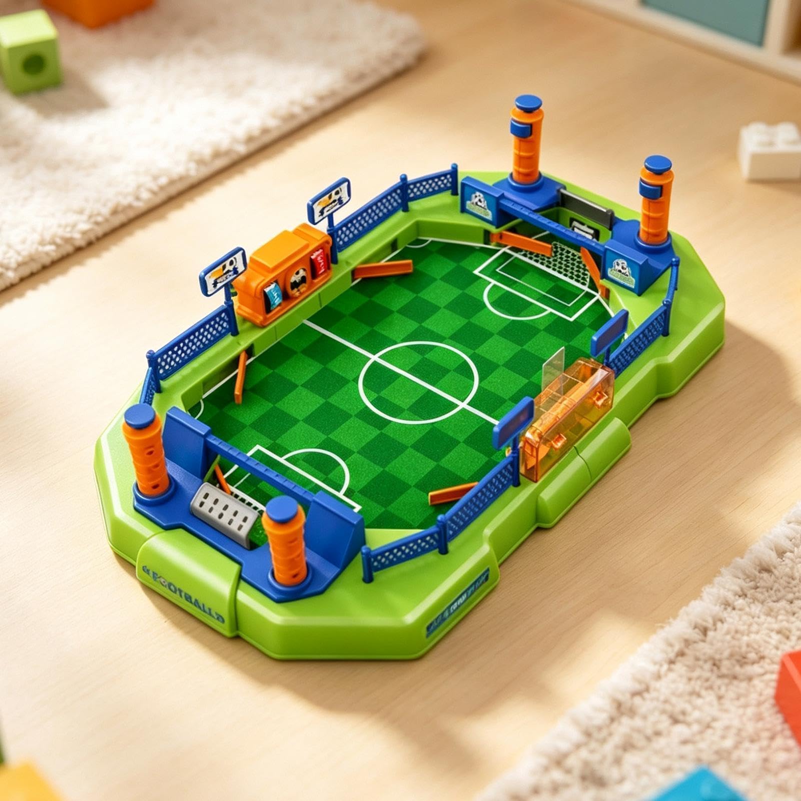 Calcio Balilla Mini Biliardino da Tavolo a 2 Giocatori, Sportivo