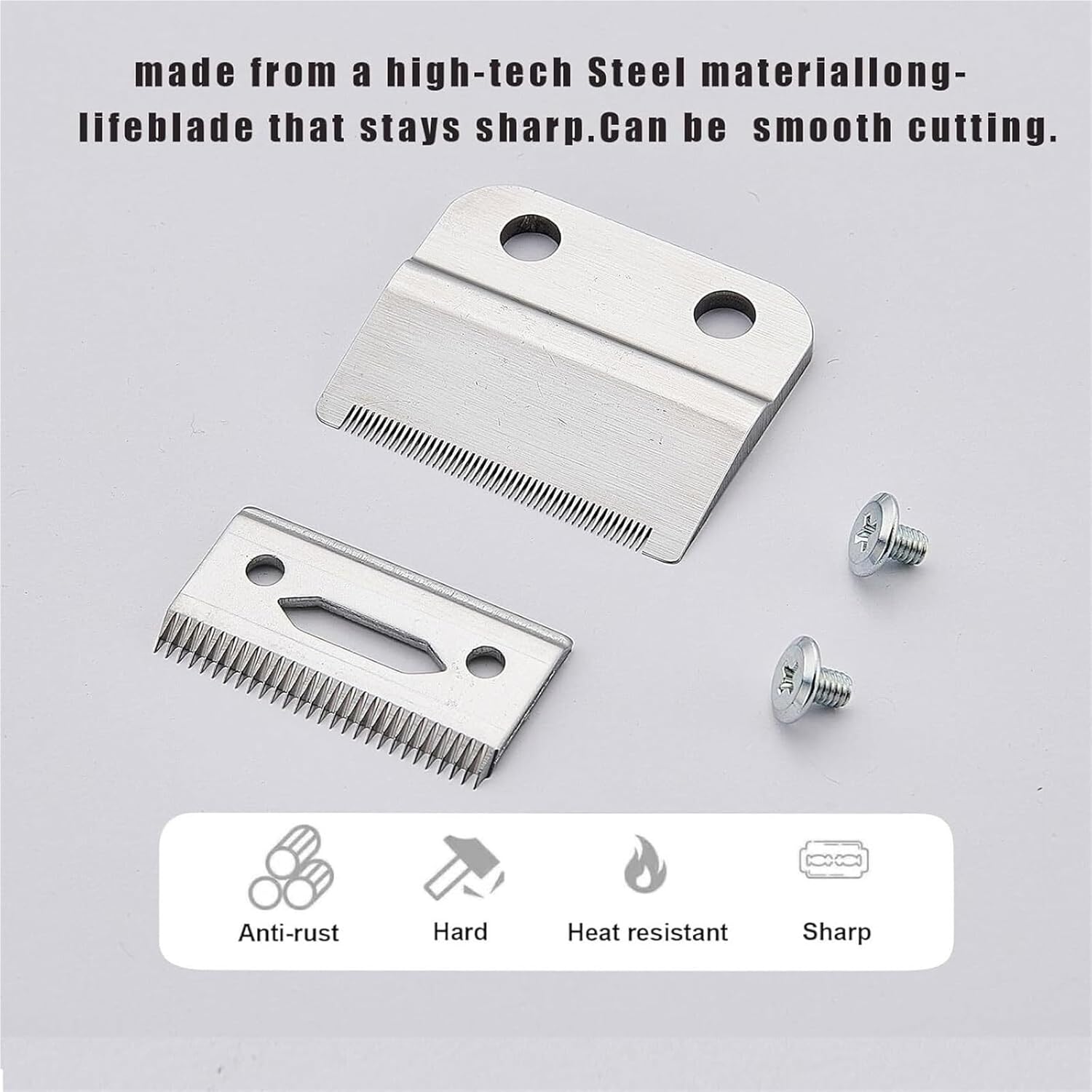 Replacement Balding 6X0 Clipper 2105 Blade Fit，Compatible For Wahl，Professional 5 Star Series，Compatible For Balding， Hair Clippers 8110
