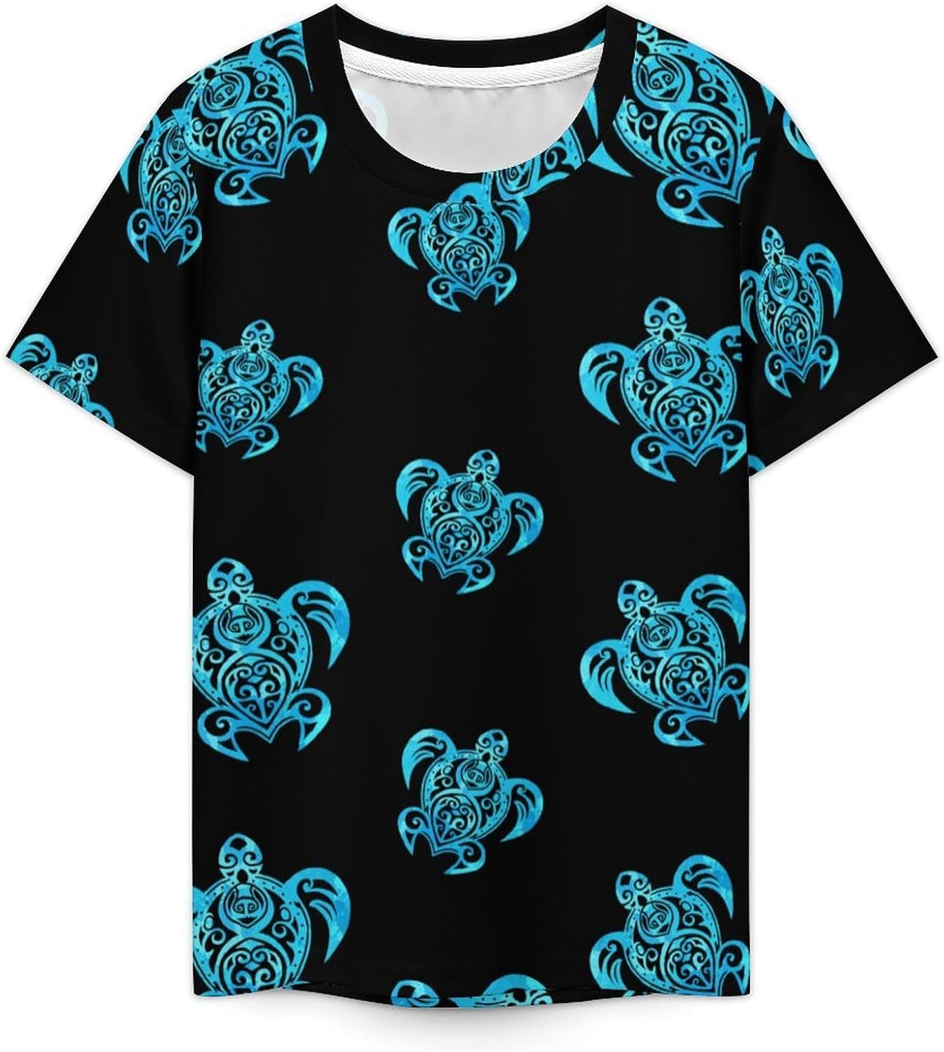 Hawaiian Sea Turtle T Shirt for Boy Girl Top Short Sleeve T-Shirt Graphic Tee