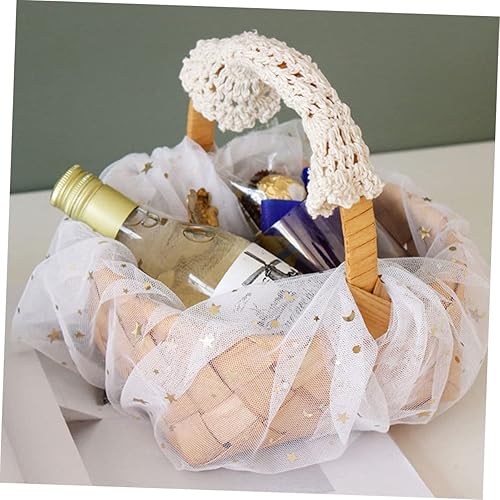 Miniatura 2 de JEWEDECO 2pcs Woven Storage Basket Egg Trays for Deviled Eggs Food Serving Tray Rustic Outdoor Decor Counter Top Basket Strawberry Wicker Picnic