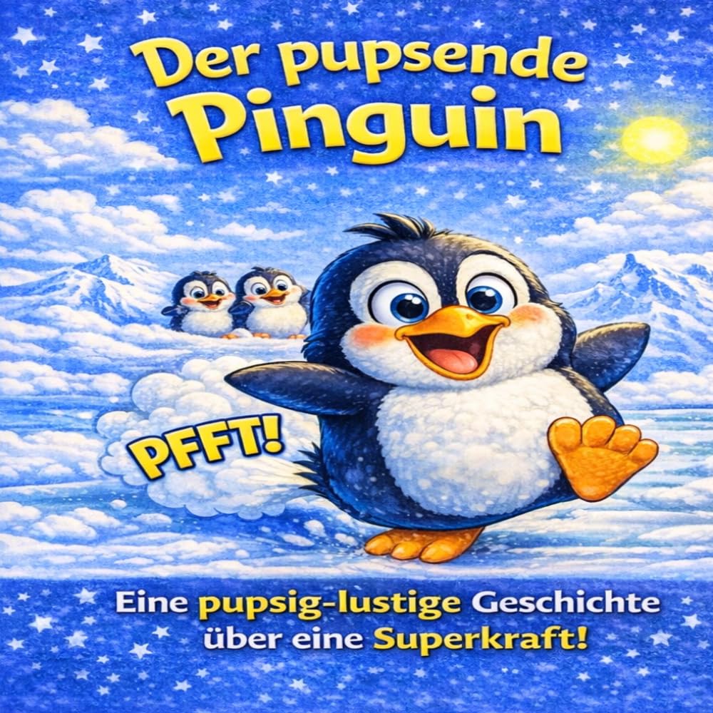 Der pupsende Pinguin: Ein lustiges Kinderbuch über Mut, Anderssein und eine ganz besondere Superkraft