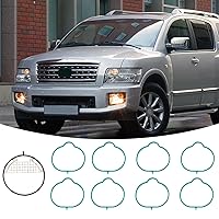 Vista 6 de MS96945 Juego de juntas de colector de admisión, se adapta a Armada 2005-2017, NV2500 NV3500 2008-2012, 2008-2012 Pathfinder, Titan 5.6L 2004-2015