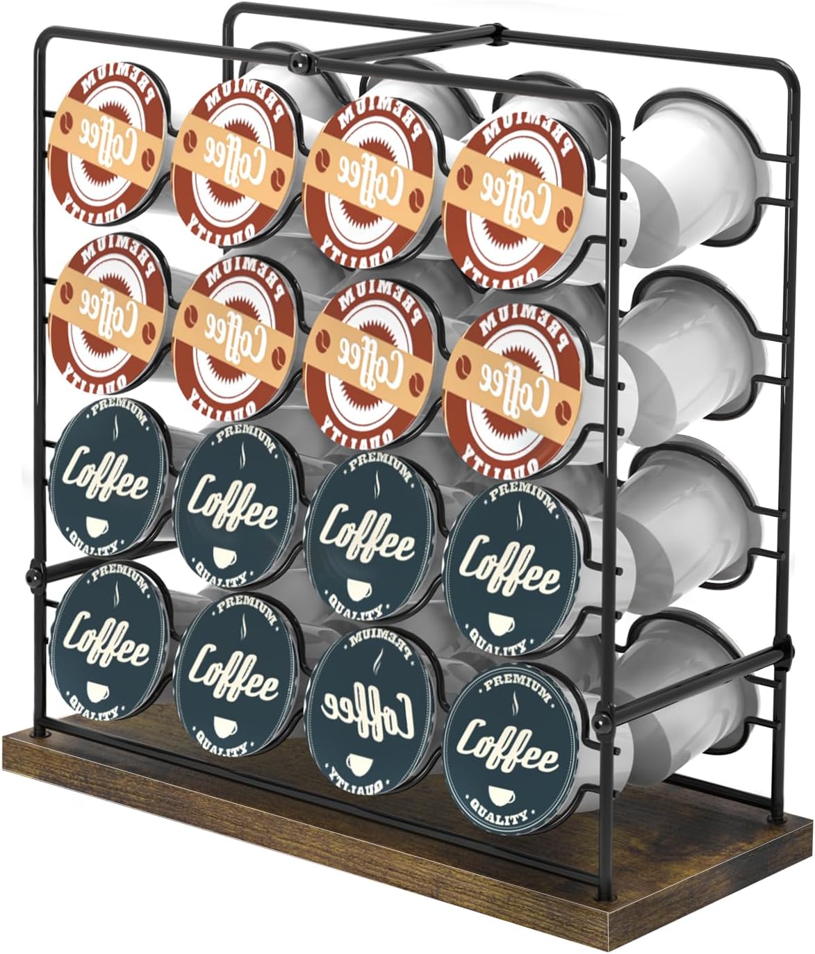 DOMYDEVM Large Coffee Pod Holder 32 K Cups Pods Storage Organizer Stand for Large K