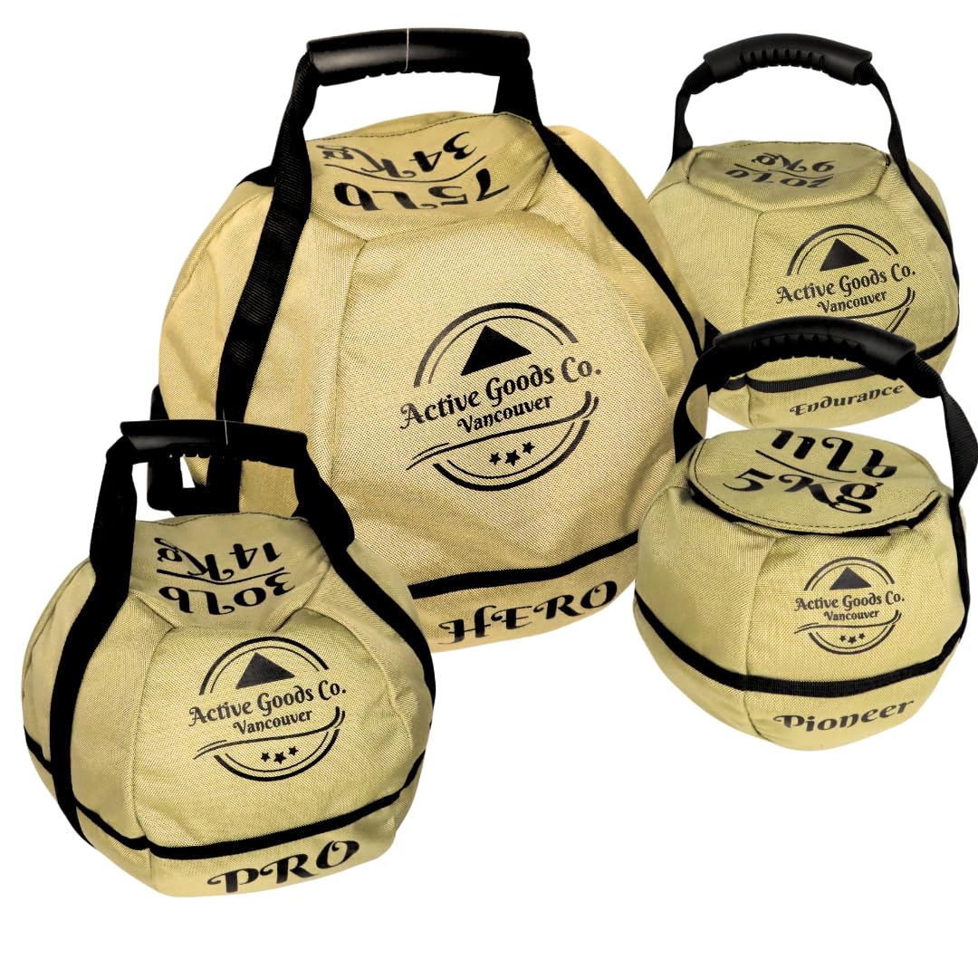 ActiveGoodsCo. Kettlebell Sandbag for fitness workout, different sizes 11Lb to 75lb. Visit to see the options