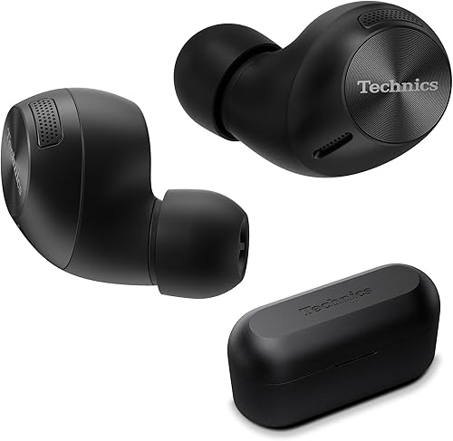 Technics Auriculares inalámbricos Bluetooth HiFi True Wireless Multipoint II, cancelación activa de ruido, conectividad multipunto de 3