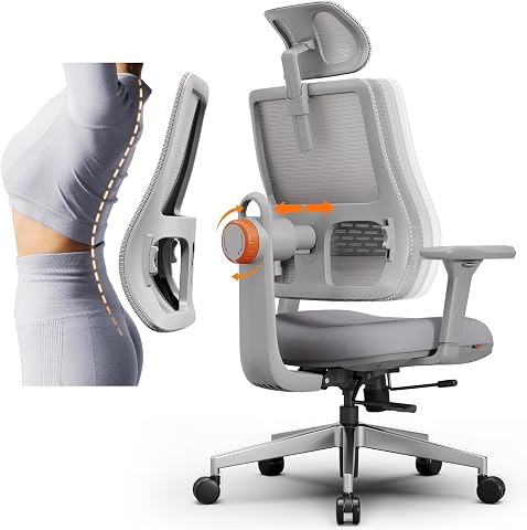 Newtral Ergonomic High-Back Office Chair with Auto-Following Lumbar Support