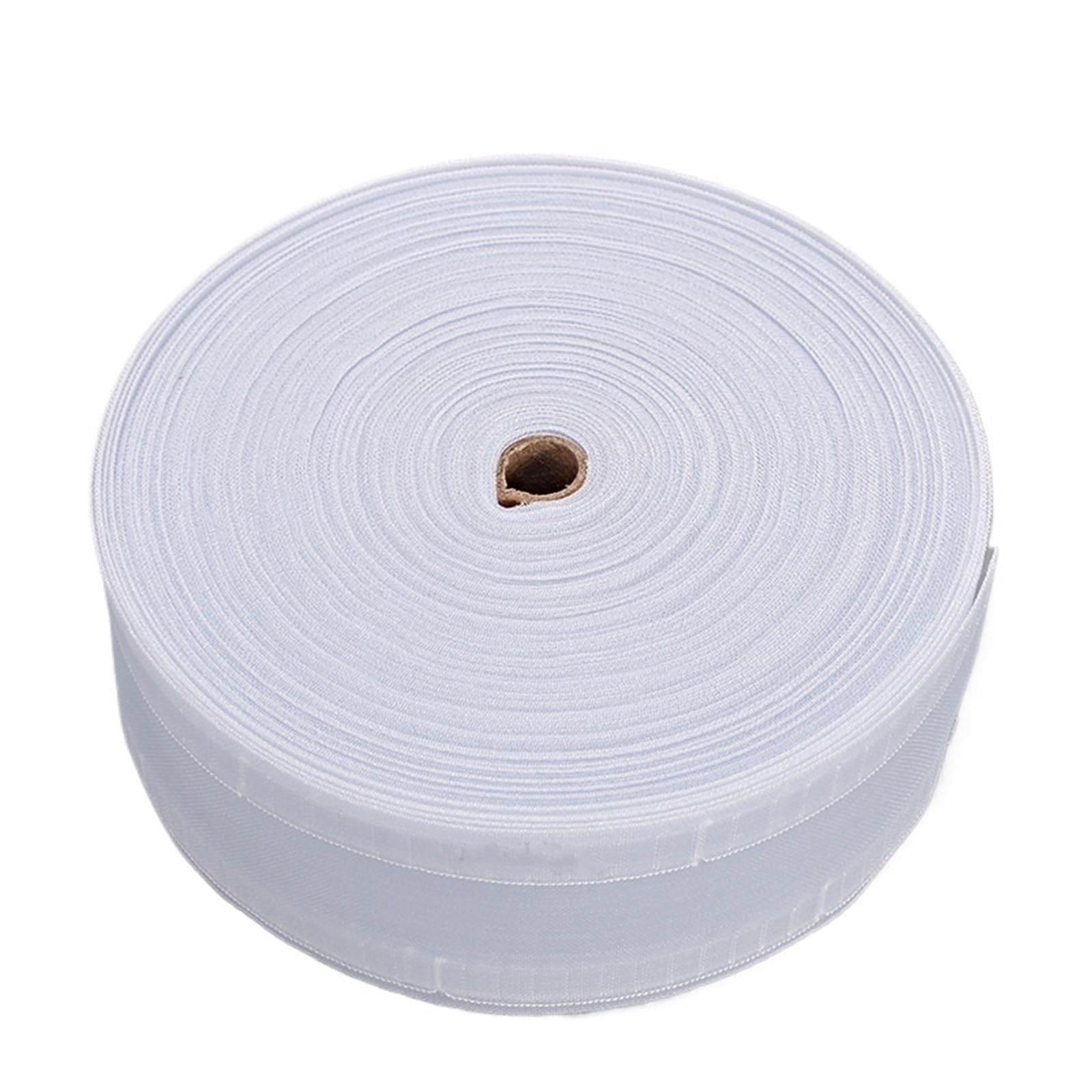 Rufflette pour Rideaux Accessoires for Rideaux de fenêtre, en Nylon épais, Crochet Transparent, Bande Tissu, Largeur 7.5cm