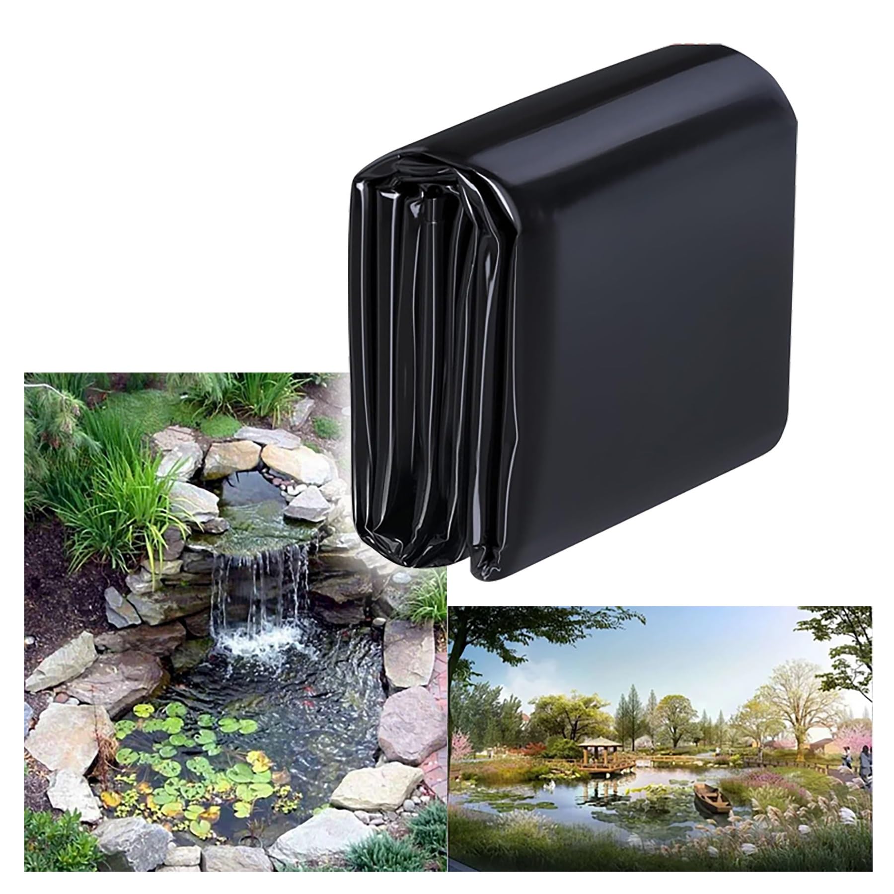 Bâche de bassin idéale pour les bassins à koï et les grandes fontaines décoratives