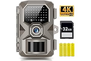 Best Backyard Wildlife Camera: Trail Game Camera with 48MP Image Clarity