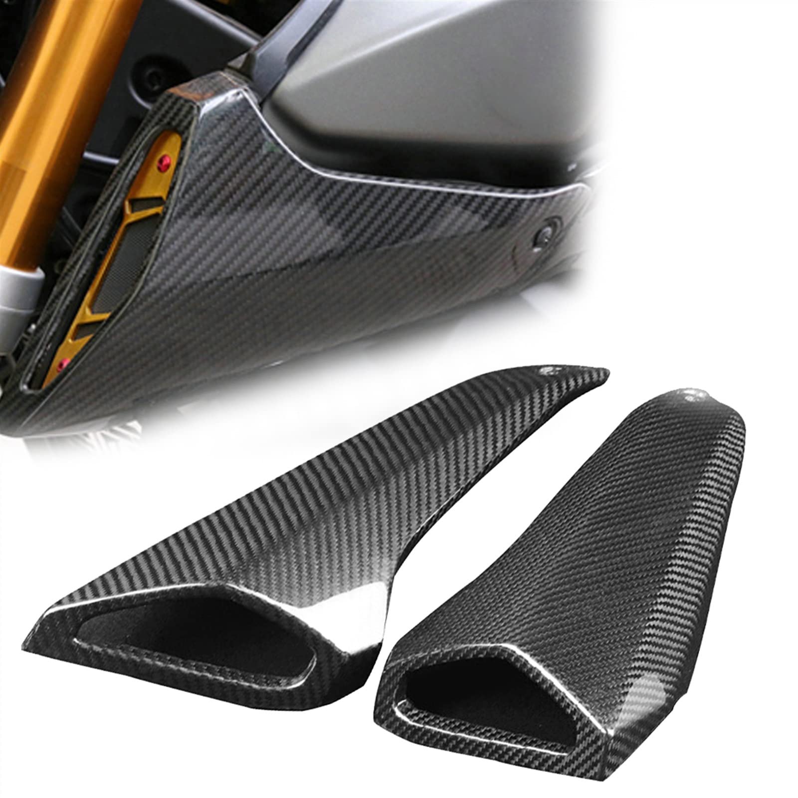 Accesorios de motocicleta: cubierta de admisión de carbono para Yamaha MT09