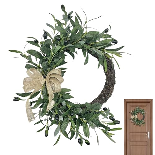 Summer Wreath | Olive Leaves UV Resistant | Spring Wreaths
