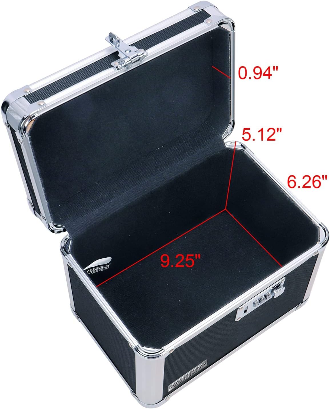 Buy Vaultz Combination Lock Box Pack of 1 10 x 7.25 x 7.75 Inch Standard Safe with Key and