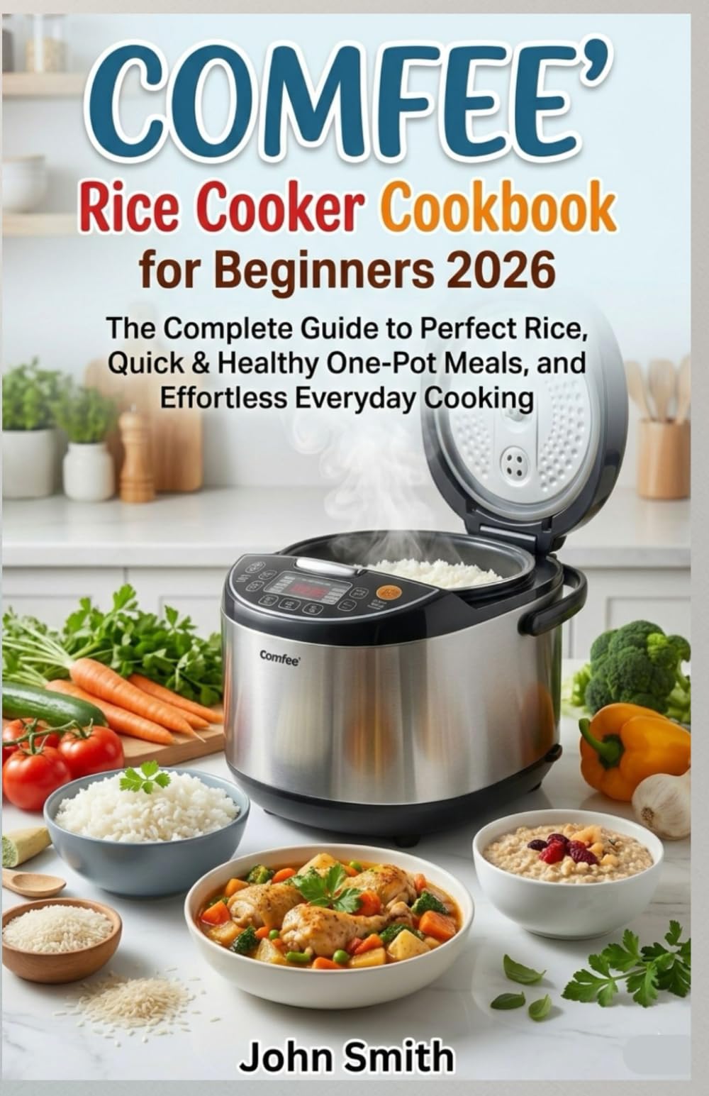 COMFEE’ Rice Cooker Cookbook for Beginners 2026: The Complete Guide to Perfect Rice, Quick & Healthy One-Pot Meals, and Effortless Everyday Cooking