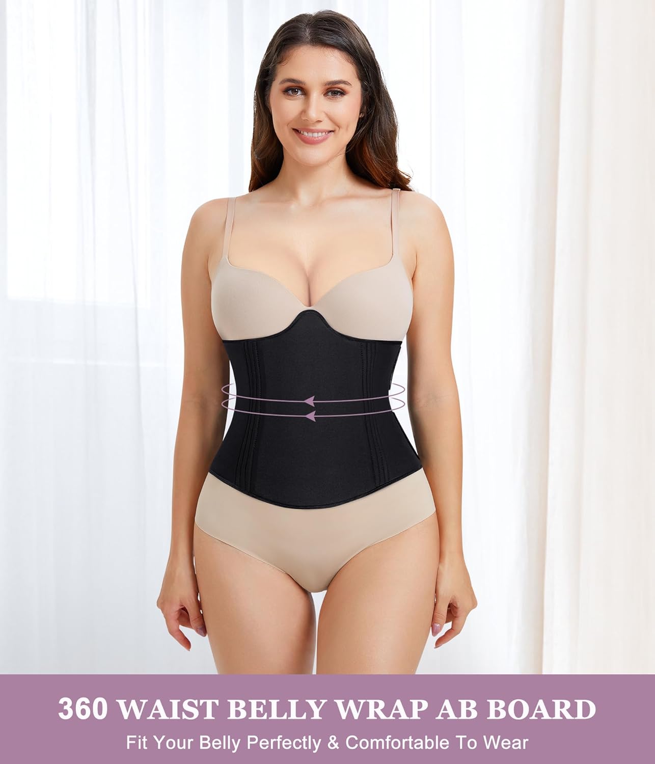 YERKOAD 360 Lipo Foam Ab Board Post Surgery Liposuction Abdominal Compression Boards Belly Wrap Lipo Recovery Waist Cincher - Image 4