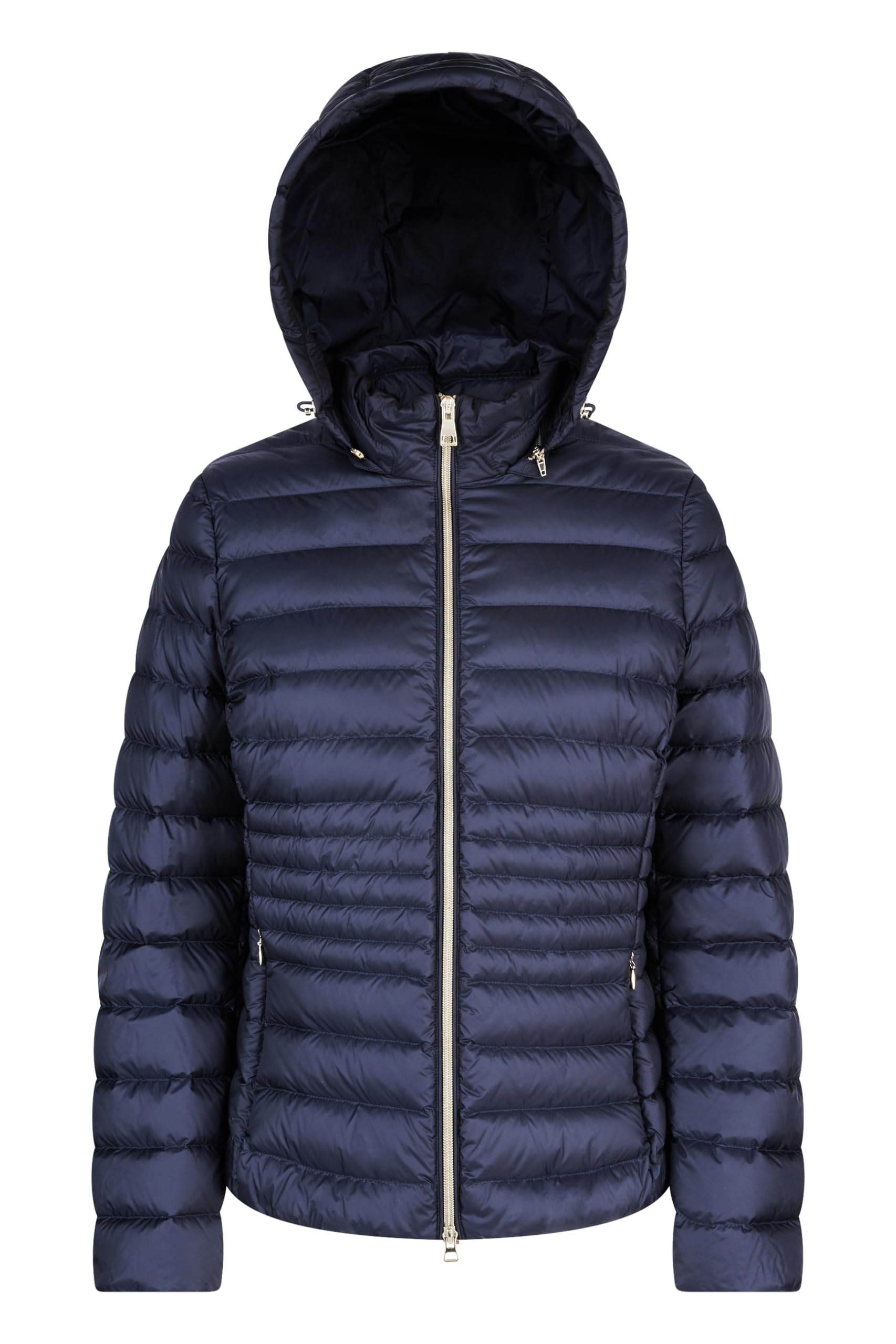 Geox Woman D JAYSEN DOWN Jacket NAVY BLZER_38, granatowy blezer, 32